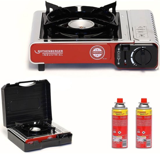 ROTHENBERGER Industriekooktoestel 2,2 kW Premium RS 220 incl. 2x ... van Merkloos