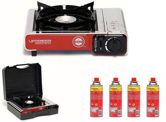 ROTHENBERGER Industriekooktoestel 2,2 kW Premium RS 220 incl. 4x ... van Rothenberger