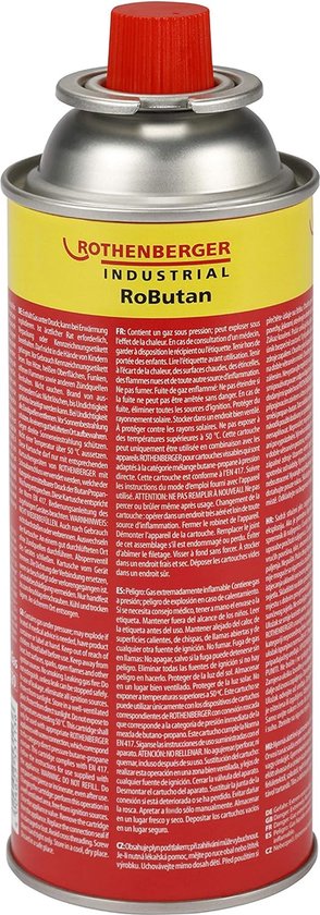 Rothenberger RoButan Gaspatroon 220g / 393ml van Rothenberger