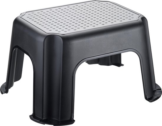 Rotho Basic Opstap - 43 x 36 x 24 cm - Zwart van Rotho