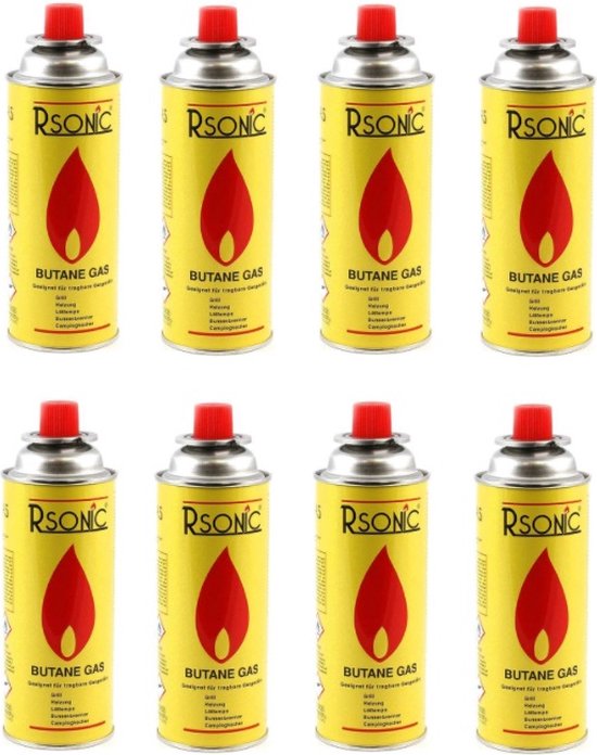 Rsonic Butaan gasfles - kleine gaspatroon voor kooktoestel - 28 stuks van RSonic