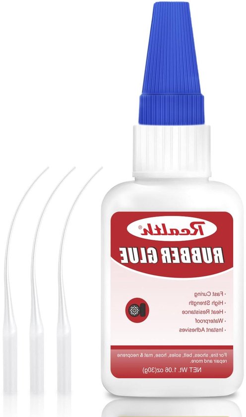 Rubber Lijm - Universele Kit - Snelle Reparatie - Anti-verstoppingsdop - 30 Gram - Transparant van Merkloos