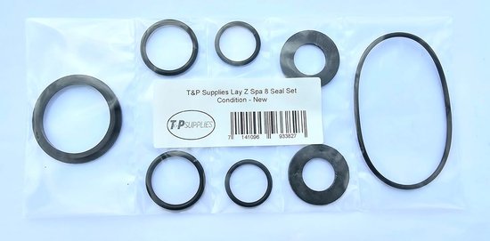 Rubber Seal Set voor Lay Z Spa - O-Ringen en Afdichtingen (6 stuks) van Merkloos