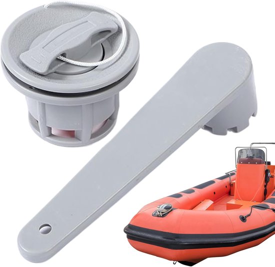 Rubberboot ventiel - Luchtventielstop - Watersport uitrusting - Slijtvast dubbele afdichting - 6.3 x 3.9 cm van Merkloos