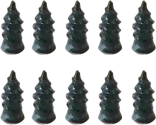 Rubberen Bandenreparatie Nagels - Reparatieset Banden - Band lek repareren - Hoge Aansluitsterkte - 10 stuks - Zwart