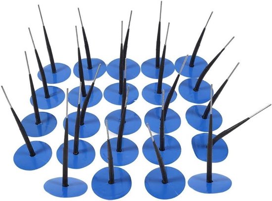 Rubberen Bandenstop - Bandenpatch Motorfiets - Banden Repareren - Met Rubberen Steel - 6 mm - Blauw