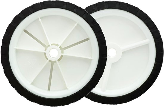 Rubberen loopwielen - universeel - 2 stuks - 150 mm