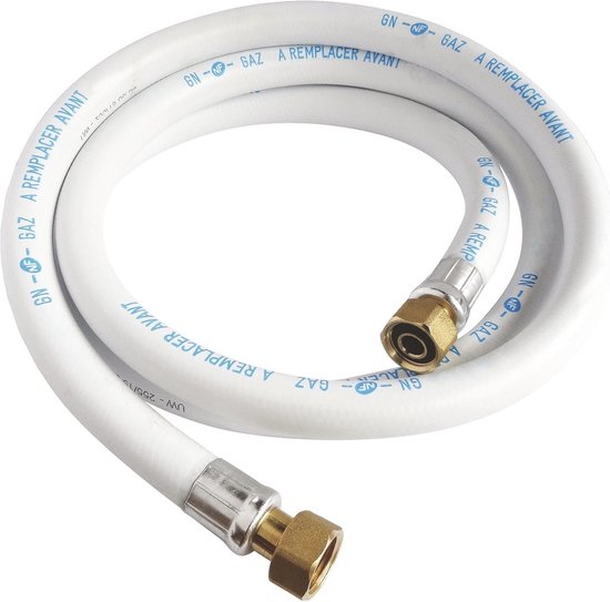 Rubberen slang voor aardgas 2 meter - 10 jaar garantie van Merkloos