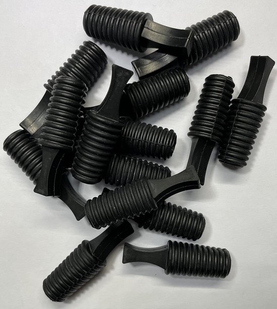 Rubberen Tapered Inschuifdoppen Set voor Gaten van 12-14mm Slang en Flessen 15 Stuks Herbruikbaar van Merkloos