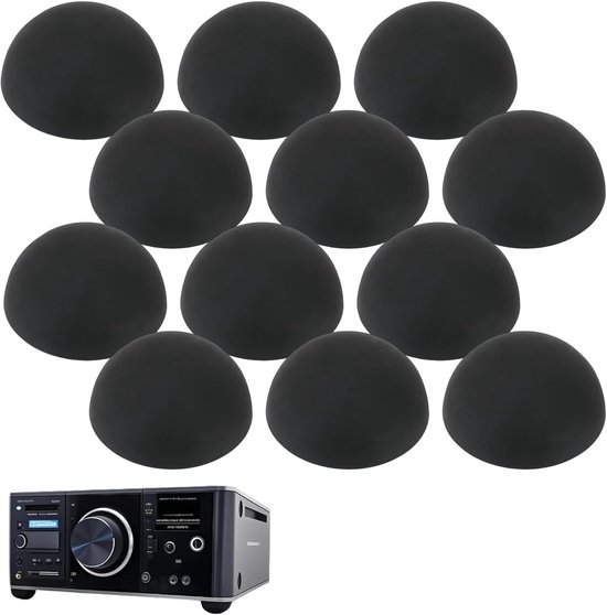 Rubberen Voetjes voor Geluidsreductie - 10 Stuks, Vibration Isolatie voor Meubels, Apparaten en Speakers