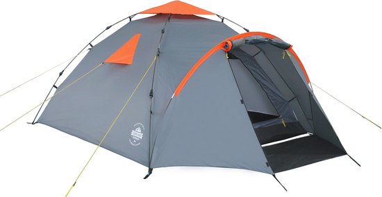 Ruim Waterdichte Pop Up Tent voor 3-4 Personen - Ultralichte Familie Tent voor Camping, Festivals en Reizen van Merkloos