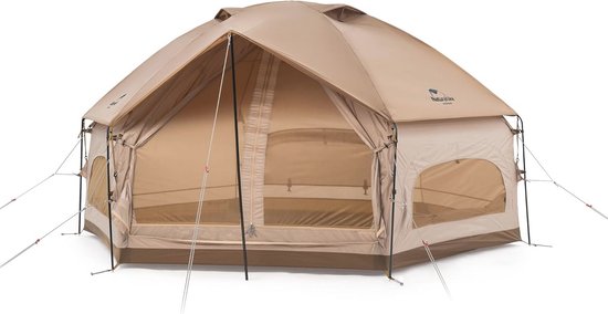 Ruime en Waterdichte Familietent voor 3-4 Personen – Ideale Yurt Tent voor Kamperen van Glymnis