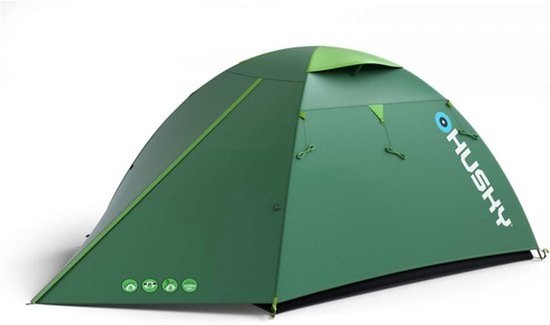Ruime tent - voor 3 personen - Ideaal voor kamperen en wandelen
