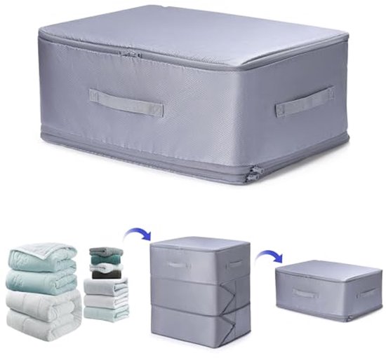 Ruimtebesparende Kleding Opbergzak - Opvouwbare Organisator voor Dekbedden en Dekens van Merkloos