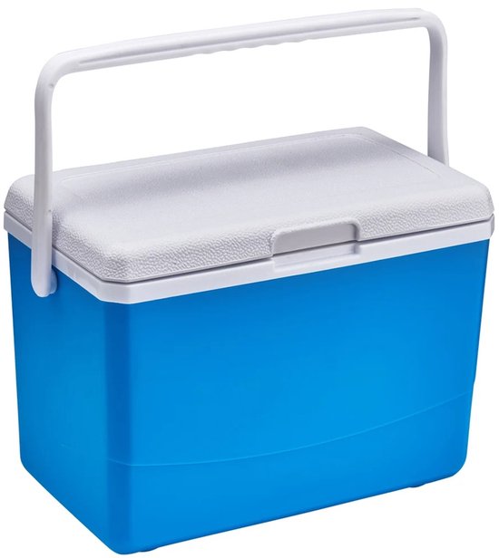 Rumi Koelbox - auto koelbox - Tot maximaal 40 uur isolatie - Incl. 4 dikke koelelementen van 450ml - Temperatuur veilige sluiting koelbox - Nieuw ontwerp met koelelementen vergrendeld in deksel van Merkloos
