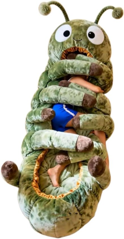Rupsslaapzak - Knuffel cocon - Ontspannen thuis - Full body pluche - 175 cm - Niet gespecificeerd
