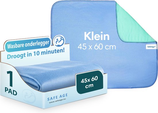 Safe Age® wasbare incontinentie onderleggers voor volwassenen, huisdieren en kinderen - matrasbeschermer - klein van Safe Age®