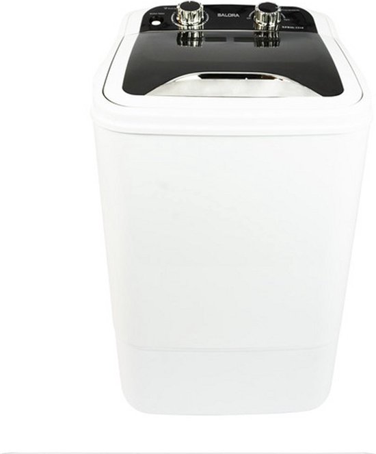 Salora WMR5350 - Mini wasmachine - Compact wasmachine - Kleine wasmachine - Studenten wasmachine - Wit van Salora