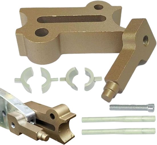 Sanitair Reparatieset - Loodgietersgereedschap - Waterdichte Afdichting - Aluminium Materiaal - 10 x 8 x 4 cm van Merkloos