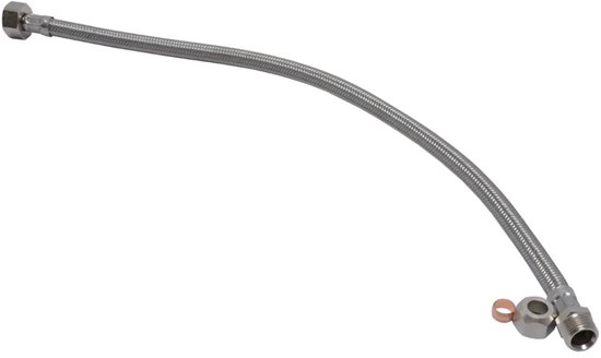 Sanivesk flexibele slang PEX 1/2F x Knel 15mm DN8 100cm