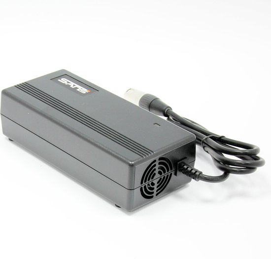 SANS Acculader SSLC165V55 - Elektrische fietsoplader - 48v 3A (XLR3 connector) van SANS