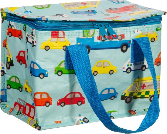 Sass&belle lunchtas auto's . Koeltas auto 16x12x21cm van Sass & Belle