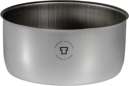 Sauspan Duossal - Kookpan Buiten - Kamperen Koken - Aluminium RVS Combinatie - 1.5 Liter - Zilver