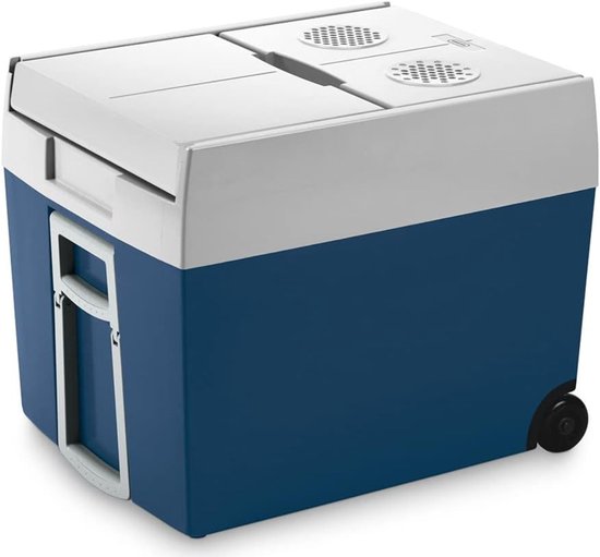SAVI® Elektrische koelbox 12 en 230 volt - Elektrische koelbox - Koelbox - 48L - Blauw - ‎40cm x 54cm x 46cm van Merkloos