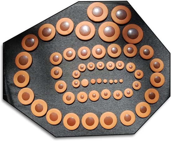 Saxofoon Kussenset - Tenor Sax - Instrument Reparatie - 53 Stuks Universeel - Plastic Resonatoren - Zwart Bruin
