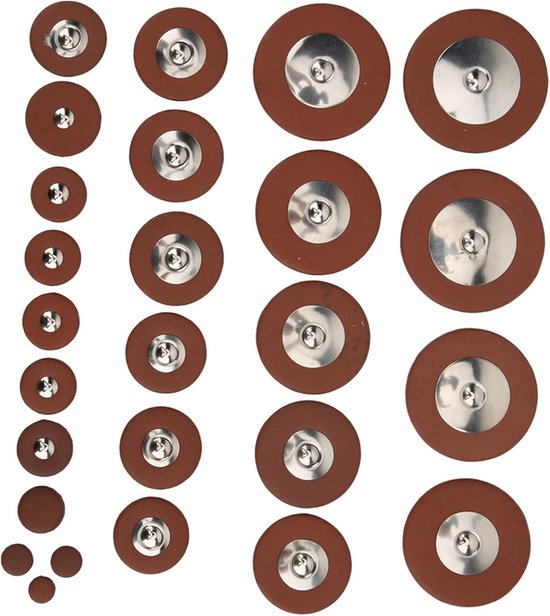 Saxofoon Pads Vervangingsset, 26 Stuks Voor Altsaxofoon van Merkloos