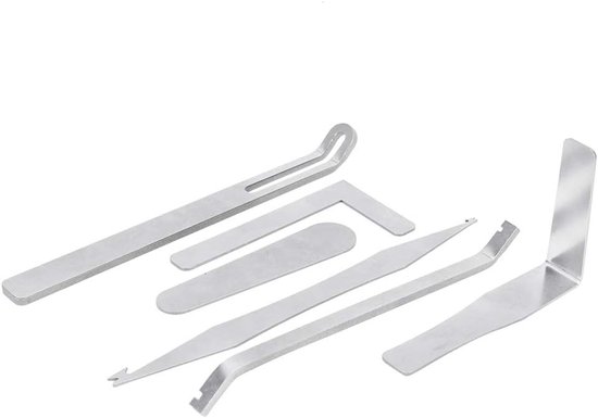 Saxofoon Reparatie Kit - Onderhoud Gereedschap - Blaasinstrument Reparatie - Duurzaam Leer Materiaal - Diverse Maten - Zilver van Merkloos