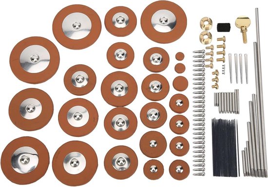Saxofoon Reparatie Set - Onderhoud Kit - Instrument Reparatie - Uitgebreide Gereedschappen - 16 x 9 x 4 cm