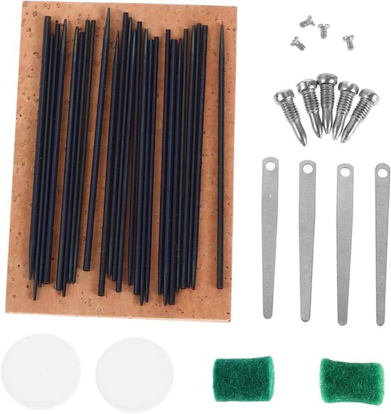 Saxofoon Reparatieset - Houtblaas Instrumenten Onderhoud - Instrument Reparatie - Lekvrije Kurken - 6 x 4 x 0.1 cm