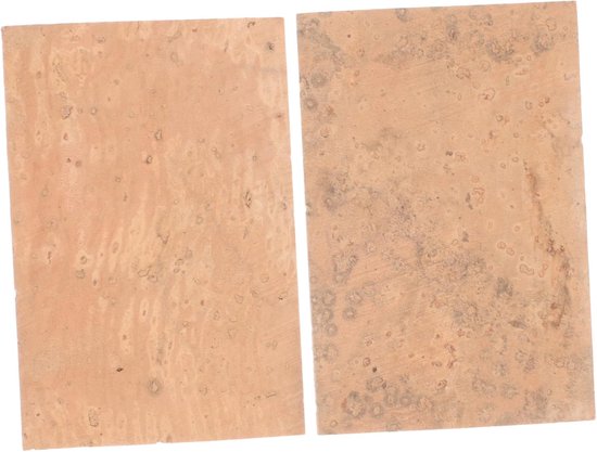 Saxofoonkurkvellen - Klarinetmatten Vervangende Pads - Instrumentreparatie - Stevig En Flexibel - 6x4cm - Houtkleur