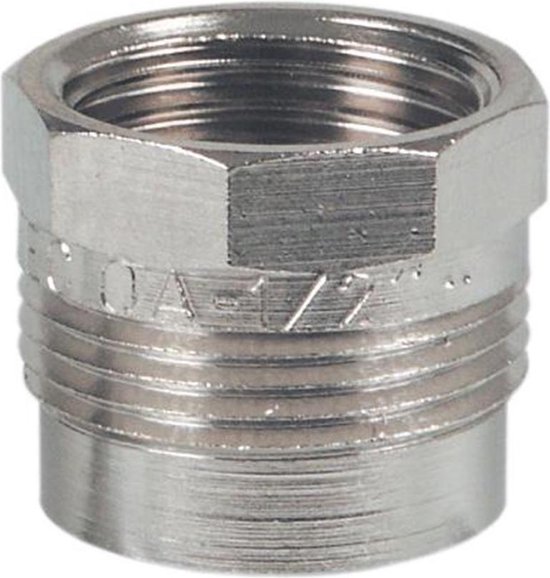 Scanpart comfooraansluiting voor gasslang - Geschikt voor gasfornuis - Recht - 1/2" - NL van Scanpart
