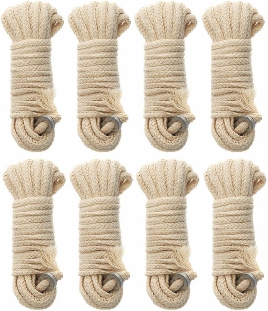 Scheerlijnen set 8 stuks - Kamperen en outdoor - Kamperen - Tentuitrusting van Redcliffs