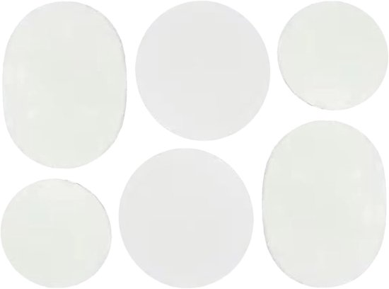 Schoen Reparatieset - Plakstrips Schoen - Schoenen Herstellen - Waterdicht Non-slip - 6 Stuks - Zwart Wit