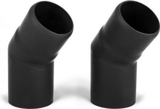 Schoorsteen 45 graden bocht 60mm (2 maal) van Megaline