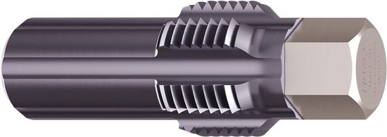 schroefdraadfrees 4683-20, 13 mm buitenzeskant, M20 x 1,5, voor NOX-sensoren op vrachtwagens en auto's, geleidebout voorkomt kantelen, TiAIN-coating