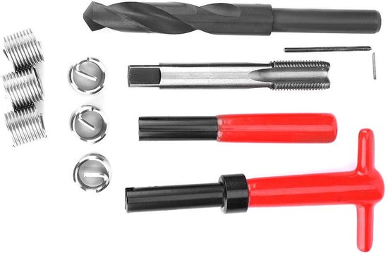 Schroefdraadreparatieset M16x1,5 schroefdraadhuls roestvrij staal binnendraad reparatie accessoires kit gereedschap voor schroeven
