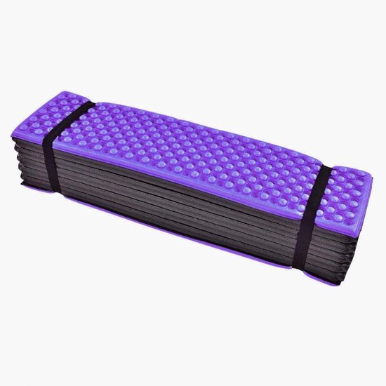 Schuim campingmat - Slaapmat Kamperen - Buitenactiviteiten - Waterdicht Ontwerp - 192 x 56 cm - Paars