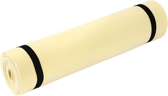 Schuim Trainingsmat - Fitnessmat Yoga Pilates - Buiten Ontspannen - Dicht EVA Schuimmateriaal - 178 x 50 cm - Hemelsblauw