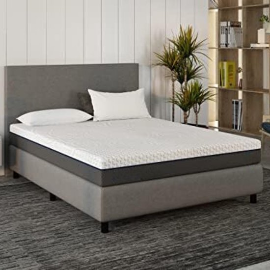 Schuimmatras - 18 cm Cool Gel-Geheugenschuim - 2-in-2 Veelkleurig 140 x 200 x 18 cm van Merkloos