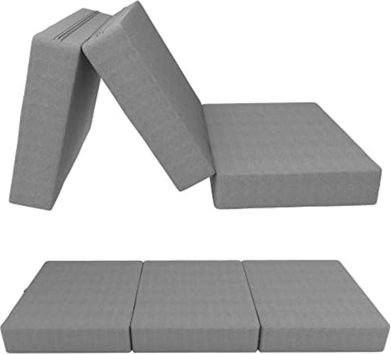 Schuimmatras - Campingmatras - 80 x 195 x 15 cm - Grijs van The Friendly Swede