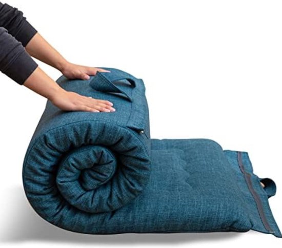Schuimmatras - Campingmatras - Marineblauw - 71x190cm van Bo-Camp