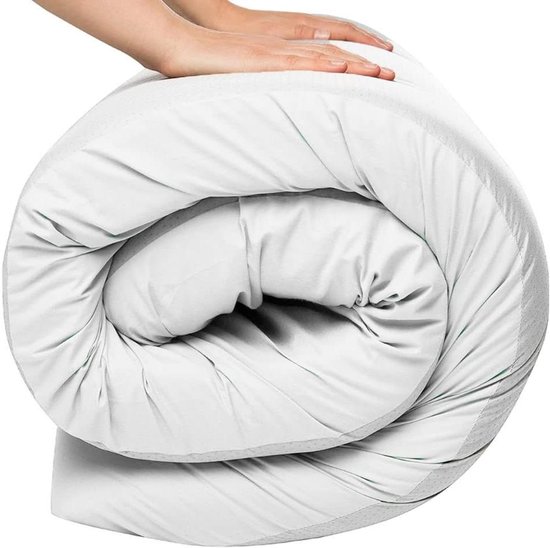 Schuimmatras - Multifunctionele mat - Kamperen en slapen - Hoge dichtheid schuim - 135 x 200 cm - Wit