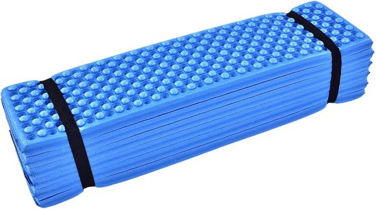 Schuimmatras om op te slapen, opvouwbare campingmatras van gesloten-cel-schuim, waterdichte slaapmat voor buiten, geschikt voor trektochten van Merkloos
