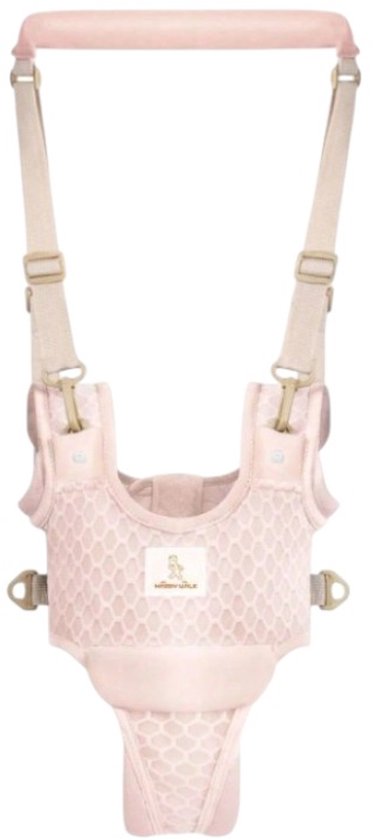 S&E Baby Loopgordel – Ademend & Comfortabel – Handige Baby Walker Harnas voor de Eerste Stapjes - Roze van S&E