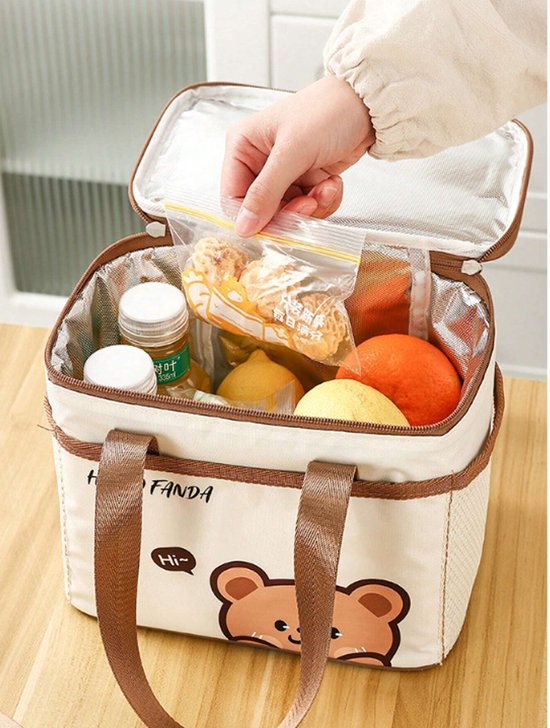 S&E - Waterdichte Geïsoleerde Lunchbag met Cartoon Design - Grote Capaciteit en Lekvrije Voering van S&E