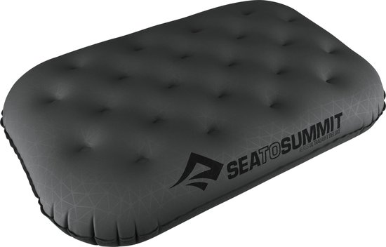 Sea to Summit Aeros Ultralight - Opblaasbaar Hoofdkussen - Large Grey van Sea to Summit